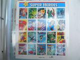 Full sheet of Marvel Stamps