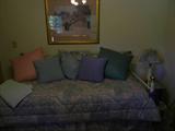 Brass and white Daybed!