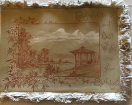 Vintage/Antique Birthday Card