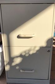 2 drawer metal file cabinet