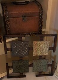 Metal Wall Art, Decorative Trunk