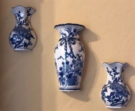 Blue and White Wall Decor