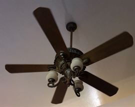 Ceiling Fan w Light Fixture x 2