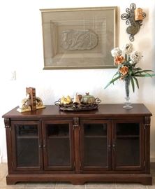 Entertainment Console, Art Antiquity Kinder Harris Inc 
