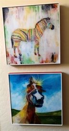 Zebra, Horse