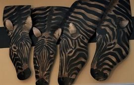 Metal Zebra Art 