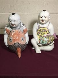 Asian Porcelain Statues