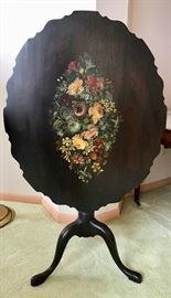 Hand Painted Tilt Top Table