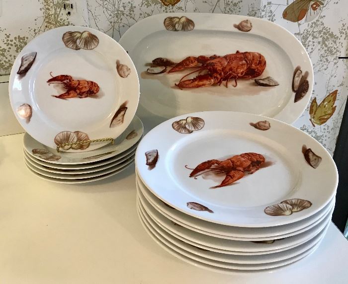 West Germany Lobster Dish Set