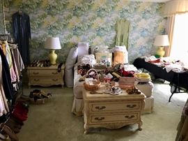 Pair of Hickory Bedside Tables