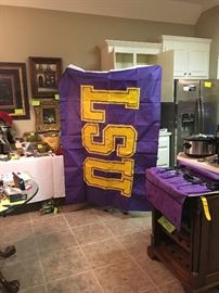 HUGE LSU flag