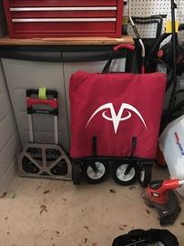 Mini cart AND folding canvas wagon