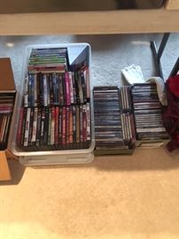 More CD's and DVD's