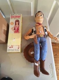 Vintage Skipper and Talking Woody