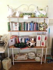 Iron Bakers Rack and More Cookbooks