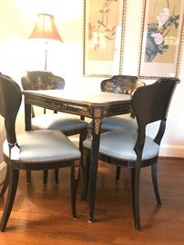 Baker Card Table and Chairs