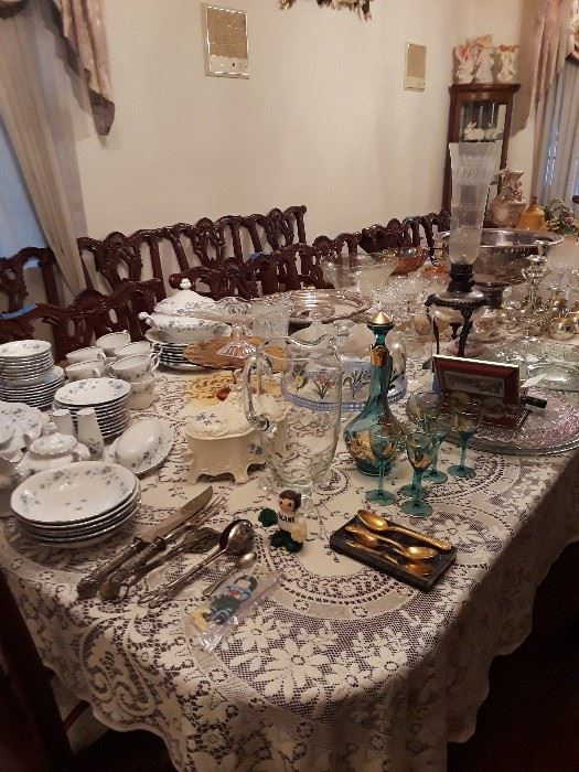 Lovely China, sterling, decorative pieces.
