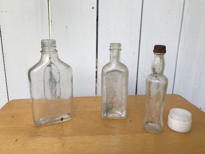 Vintage Bottles found buried in the dirt at Ranchito
