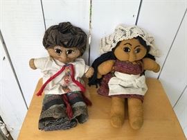 Sage Dolls made by artist Carol Hoffman