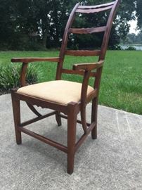 LATE 18TH CENTURY FRENCH SHAVING CHAIR