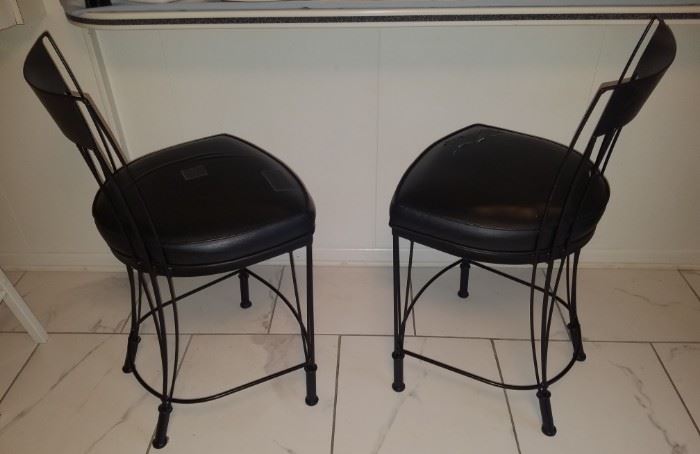 Vintage bar stools (seats need to be re-covered by otherwise in great condition)