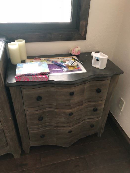 One of 2 bedside tables - set is $2,000 