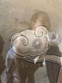 detail on Chinese panel