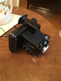 Polaroid camera.