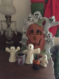 Halloween decorations.
