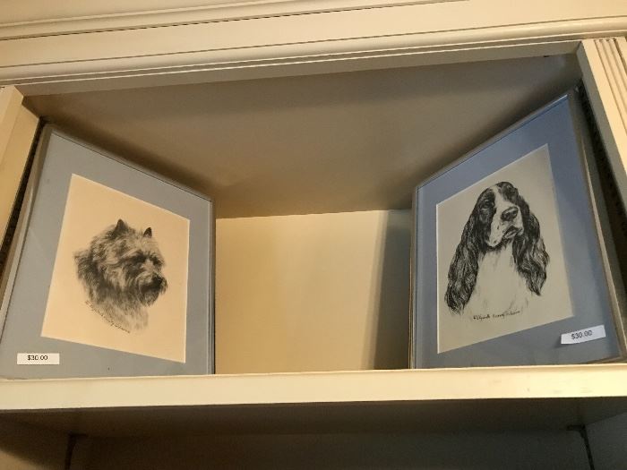 Dog prints.