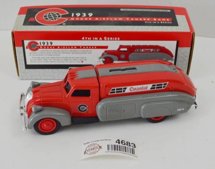Coastal 1939 Dodge Airflow Tanker Ford 1 34 Scale