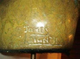 Name on James Tandi bronze