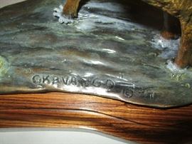 Markings on Rick Taylor bronze