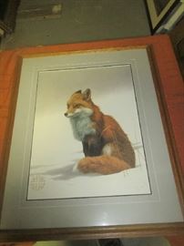 Framed reproduction art work