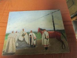 Painting on canvas, no signature