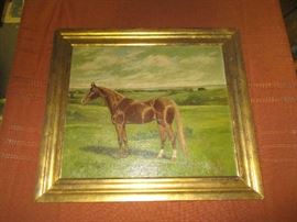 Everett L Percy Smith, 1922, horse painting