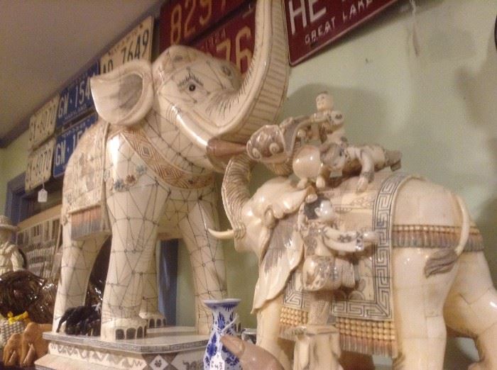 Asian Elephant Large Display Pieces