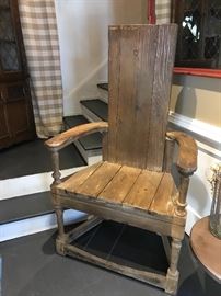 And antique Italian throne chair