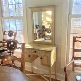 Hand painted Jane Keltner dressing table