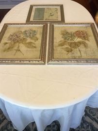 Floral Print Art Decor