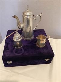 Silverplated Tea Set from India