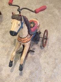 Antique   Children's Tricycle Horse