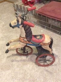 Antique   Children's Tricycle Horse