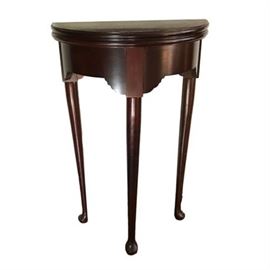 Cherry Demilune Fold Over Table
