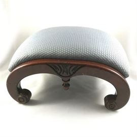Vintage Empire Style Curved Ladies Foot Rest