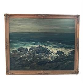 Coastal Landscape Acrylic on Canvas