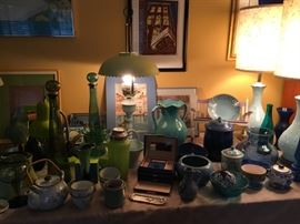 blues and greens