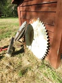 VERY LARGE SAW BLADE.  EARLY SALE. $125.