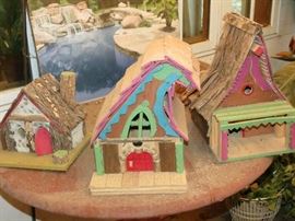 CUSTOM BIRD HOUSES.
