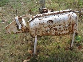 METAL ART SHEEP BY DANIEL MATHEWSON. EARLY SALE. $500.